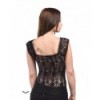 Top Queen Of Darkness Lace Top With Red Layer In Front And See