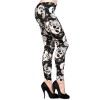 Leggings Banned Clothing Skull Roses