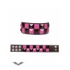 Bracelet Queen Of Darkness Gothique Bracelet, Black & Pink