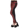 Pantalon Banned Clothing Black Tartan Skinny