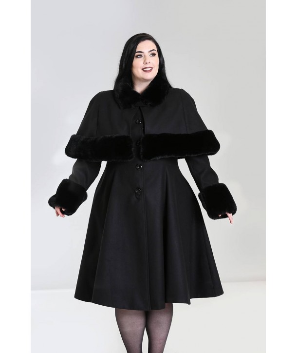 Manteau grade taille Hell Bunny CAPULET Noir