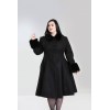 Manteau grade taille Hell Bunny CAPULET Noir