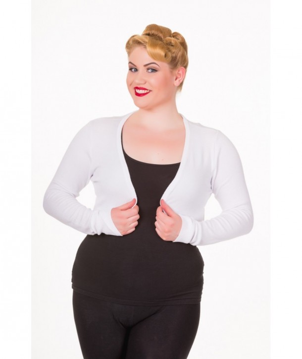 Boleros Banned Clothing Flickers Bolero Blanc