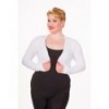 Boleros Banned Clothing Flickers Bolero Blanc