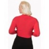 Boleros Banned Clothing Folded Bolero Rouge