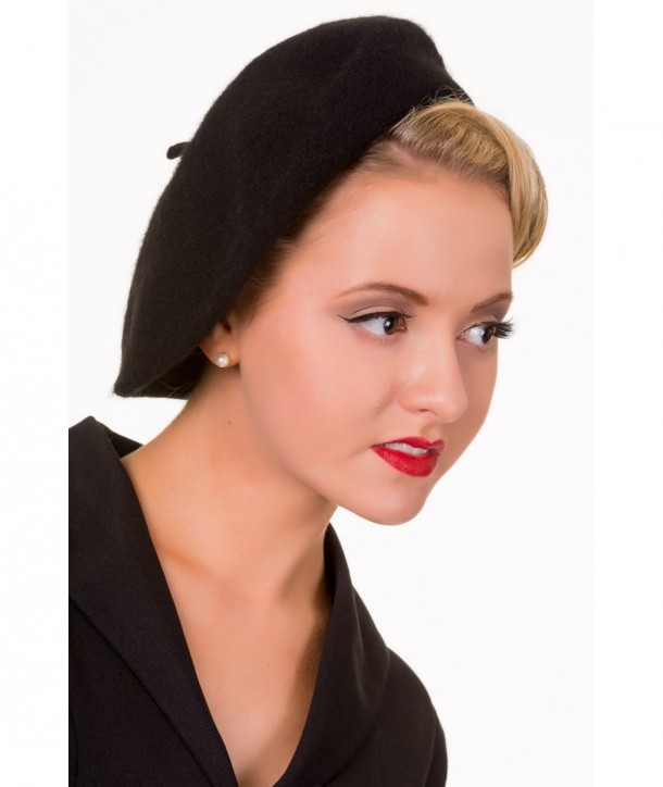 Chapeau Banned Clothing Vintage Claire Hat Noir