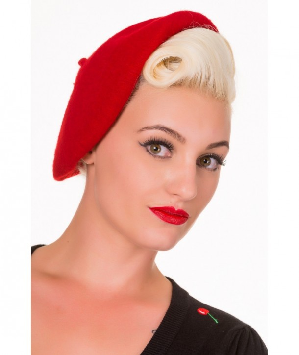 Chapeau Banned Clothing Vintage Claire Hat Rouge