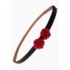 Ceinture Banned Clothing Rose Belt Rouge/Noir