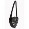 Sac Banned Clothing Internal Fire Handbag Noir