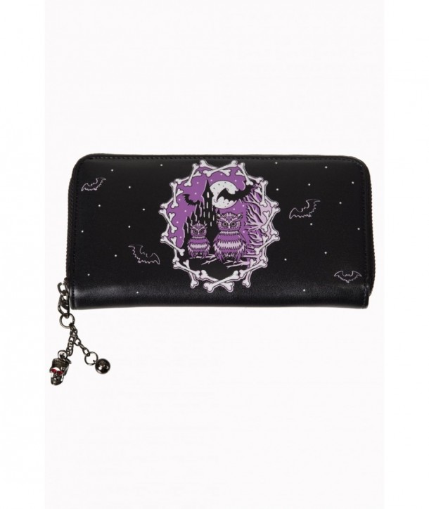 Porte Monnaie Banned Clothing Secret Obession Wallet Noir/Violet