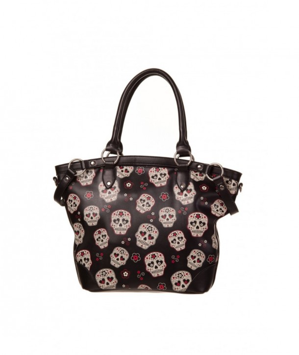 Sac Banned Clothing Mesmerize Bag Skulls/Noir