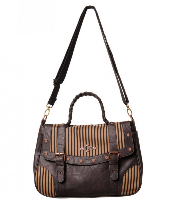 Sac Banned Clothing Marron Stripe