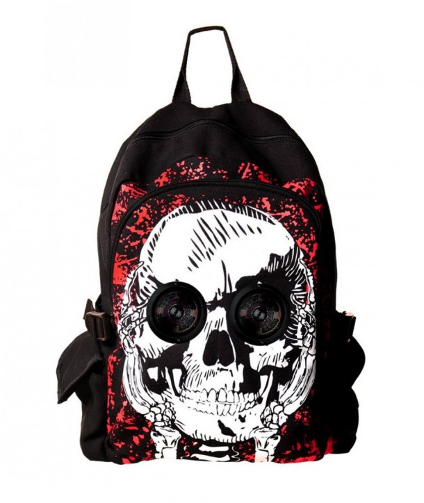 Sac Banned Clothing Skull Speaker Noir