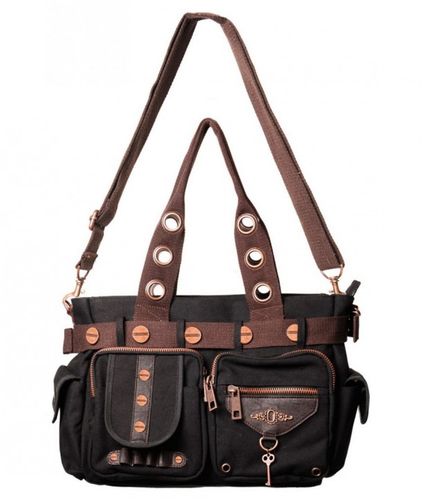 Sac Banned Clothing Black Marron Key Handbag Noir