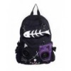 Sac Banned Clothing Kitty Speaker Noir/Violet