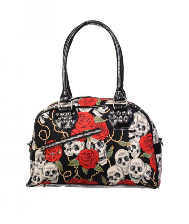 Sac Banned Clothing Skull Roses