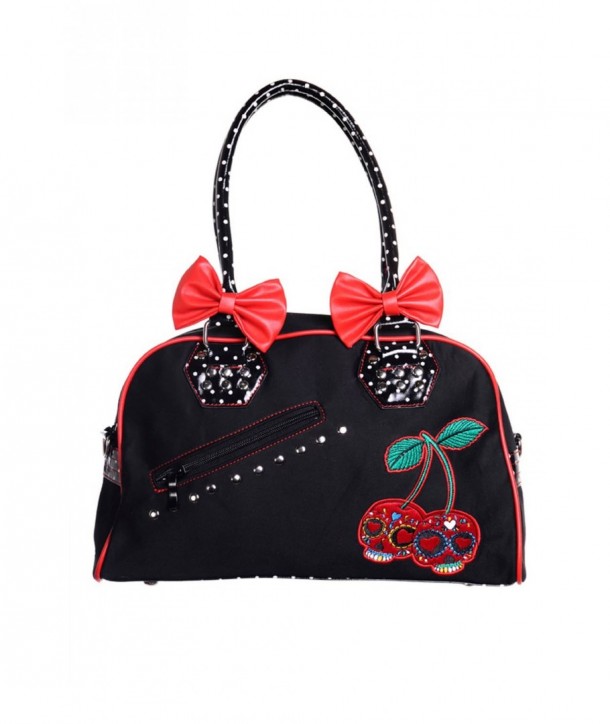 Sac Banned Clothing Cherry Skulls Dots