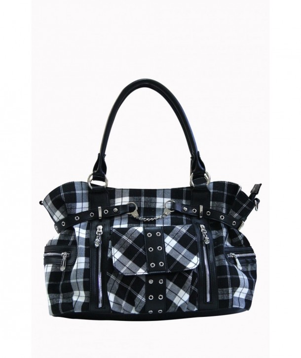 Sac Banned Clothing Rise Up Noir/Blanc