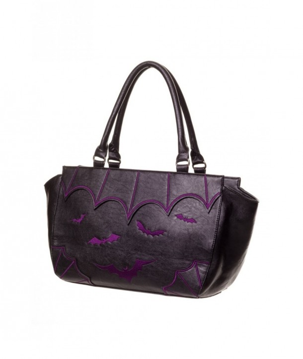 Sac Banned Clothing Bats Noir/Violet