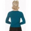 Cardigan Banned Clothing Retro Cube Turquoise