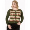 Cardigan Banned Clothing Diamonds Galore Cardigan Vert