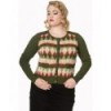 Cardigan Banned Clothing Diamonds Galore Cardigan Vert