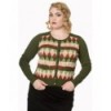 Cardigan Banned Clothing Diamonds Galore Cardigan Vert