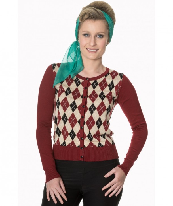 Cardigan Banned Clothing Forever Dreaming Cardigan Bordeaux