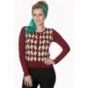 Cardigan Banned Clothing Forever Dreaming Cardigan Bordeaux