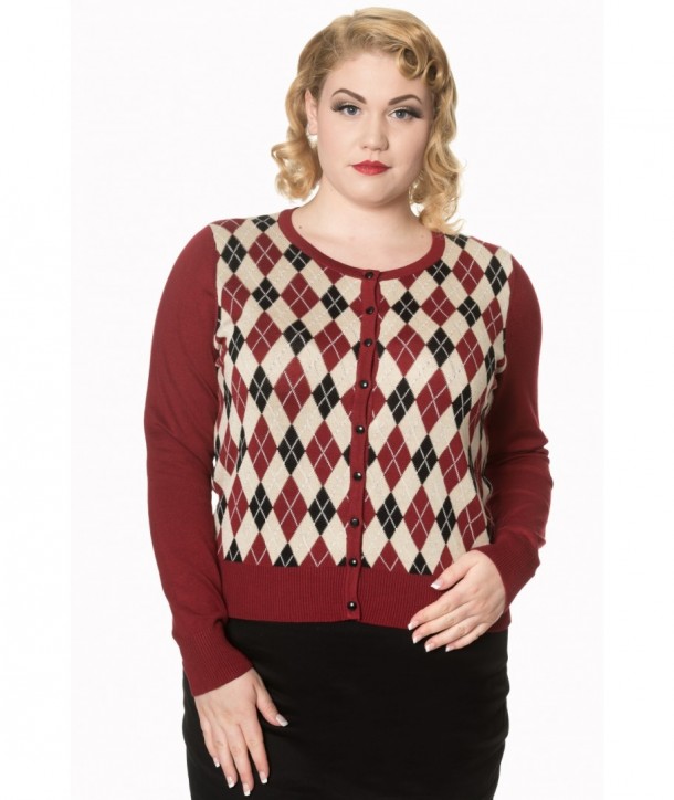 Cardigan Banned Clothing Forever Dreaming Cardigan Bordeaux