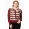 Cardigan Banned Clothing Forever Dreaming Cardigan Bordeaux