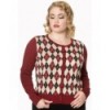 Cardigan Banned Clothing Forever Dreaming Cardigan Bordeaux