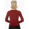 Cardigan Banned Clothing Mermaid Maiden Bordeaux