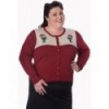 Cardigan Banned Clothing Mermaid Maiden Bordeaux