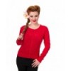 Cardigan Banned Clothing Cadillac Red