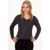 Cardigan Banned Clothing Crystal Air Cardigan Charbon