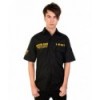 Chemise Banned Clothing Deathrow Shirt Noir