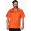 Chemise Banned Clothing Deathrow Shirt Orange