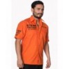 Chemise Banned Clothing Deathrow Shirt Orange