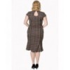 Robe Banned Clothing Elvis Ain't Dead Swing Dress Noir