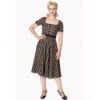 Robe Banned Clothing Elvis Ain't Dead Swing Dress Noir