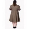 Robe Banned Clothing Lady Luck Dress Marron