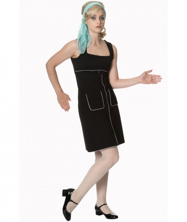 Robe Banned Clothing Studio 64 Dress Noir