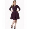 Robe Banned Clothing American Dreamer Collar Dress Violet