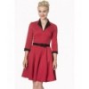 Robe Banned Clothing American Dreamer Collar Dress Rouge