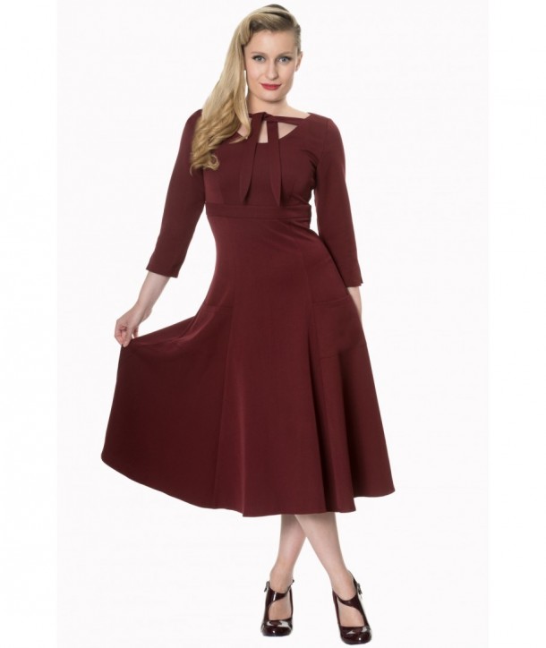 Robe Banned Clothing Eclipse Dress Bordeaux