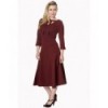 Robe Banned Clothing Eclipse Dress Bordeaux