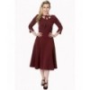 Robe Banned Clothing Eclipse Dress Bordeaux