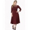 Robe Banned Clothing Eclipse Dress Bordeaux