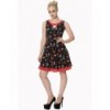 Robe Banned Clothing Regret Nothing Bow Dress Noir